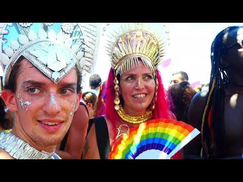 Tel Aviv  Gay pride Parade 2021.  Парад гордости в Тель Авиве 2021 год. 4k