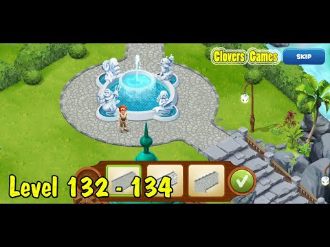 Lost Island Blast Adventure Level 132 - 134