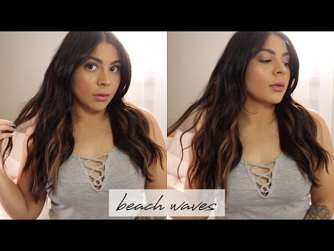 Beach Waves Hair Tutorial *SUPER EASY / BEGINNER FRIENDLY*