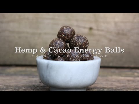 Hemp & Cacao Protein Balls - Vegan - Raw - Gluten Free