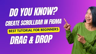 Figma Drag and Drop Tutorial - Create Interactive Scroll Bars