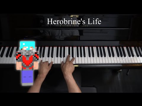 Herobrine's Life - EASY Piano Tutorial - Minecraft Parody Song