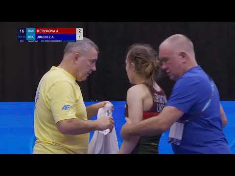 WW 50KG Semi Final | Aida Kerymova (Ukr) Vs Audrey Jimenez (Usa) | U23 World Championship 2025