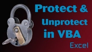 Excel VBA Tips n Tricks #23 Unprotect and Protect, Passwords and Features