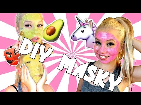 3 DIY masky: třpytivá "glittermask", avokádová a zlatá plátýnková!