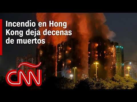 Las imágenes más impactantes del incendio en Hong Kong: víctimas, labores de rescate y noticias