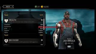 JAX BRIGGS vs farmer JAX BRIGGS | CHARACTER COMPARISON | MK Mobile | Android