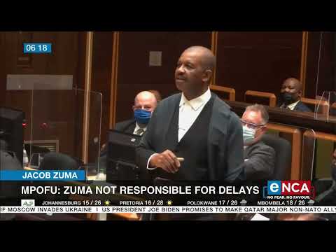 Mpofu Zuma not responsible for delays