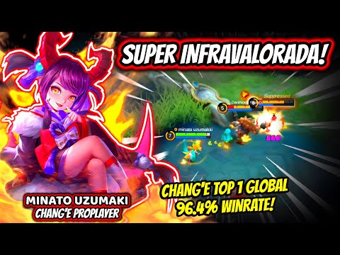 CHANG'E IS THE MOST UNDERRATED MAGE! CHANG'E TOP 1 GLOBAL 96.4% WINRATE! | MOBILE LEGENDS