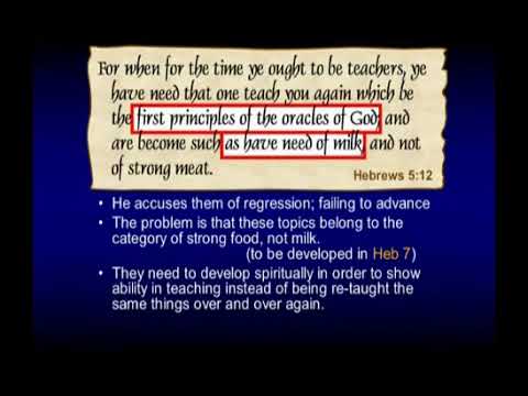 Hebrews Chapter 6 - Doctor Charles Missler