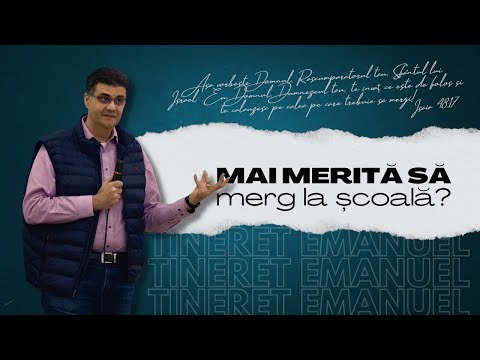 Mai merită să merg la școală - 22 septembrie 2023 - Sebi Văduva