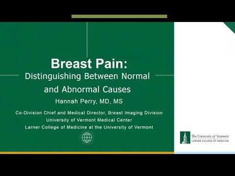 Breast Pain: Distinguishing Between Normal and Abnormal Causes