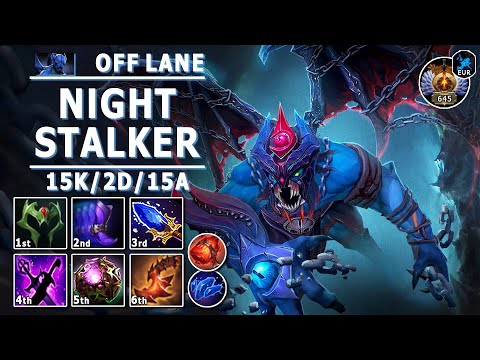Night Stalker Off Lane | 7.32b | Pos 3 NS Play | Dota 2 Immortal Gameplay