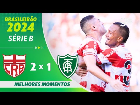 Gols e lances de CRB x América-MG