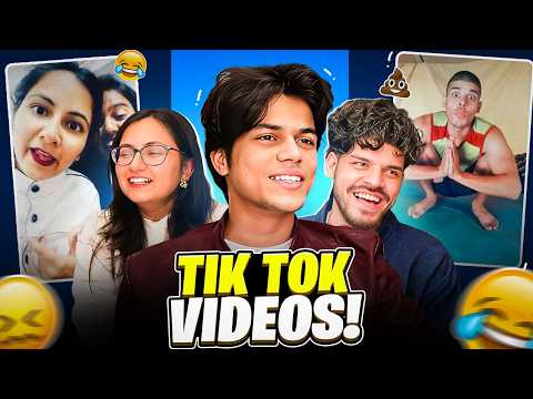 Reacting To Our Old TikTok Videos with Anushree 😅 | TikTok Memories 😍 With @adarshuc