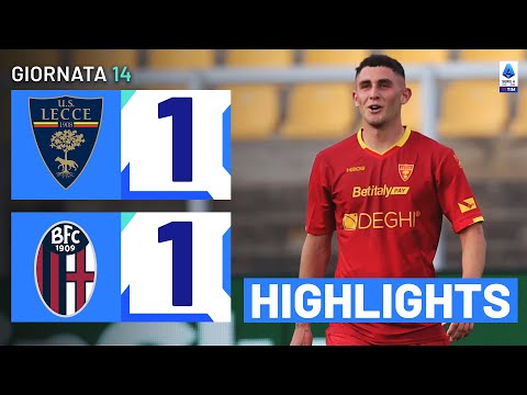 LECCE-BOLOGNA 1-1 | HIGHLIGHTS | 14ª GIORNATA | SERIE A TIM 2023/24
