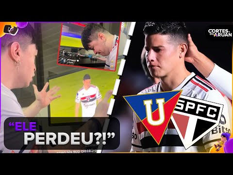 ARUAN REAGE AOS PÊNALTIS DE SÃO PAULO x LDU (SUL-AMERICANA) - Cortes do Aruan