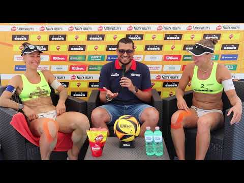 BVTricoloreGOLD, Palinuro: Claudia Scampoli e Margherita Bianchin dopo l'accesso in finale