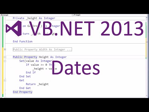 VB.NET 2013: Dates