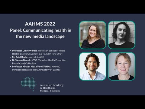 Panel: Communicating health in the new media landscape