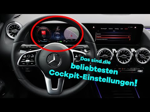 DAS sind die beliebtesten Cockpit-Einstellungen bei Mercedes-Benz | Interieur, AMG, EQ, MBUX, Navi