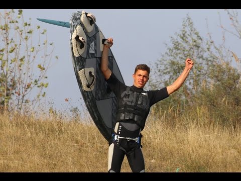 Neues Surfrevier entdeckt: Hainer See / Es ist eiskalt !!