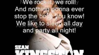 Sean Kinston - Party All Night ( Sleep All Day ) Lyrics!
