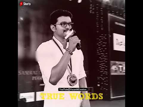 True Words | Wait For Your Opportunity | Thalapathy Vijay Motivational Speech | Vasanth Creation