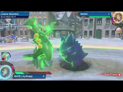 Burst Attack! DX 11: Losers Quarters - IcySoapy (Charizard/Sceptile) vs Nether (Gengar)