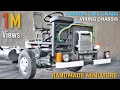 Handmade Miniature Model Of Bus Chassis Ashok Leyland Viking 1 16 Scale