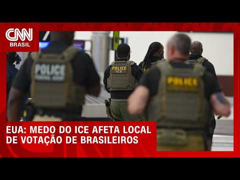 Local de votação do Brasil em NY levou em conta temor sobre ICE | LIVE CNN