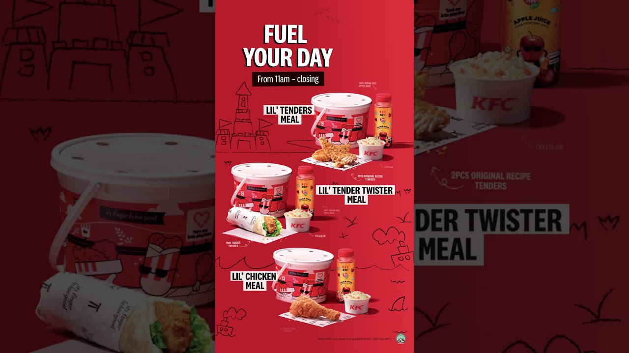 KFC Lil Bucket Meal - It's here for your Lil' Ones!