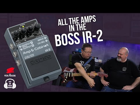 All the amp models in the BOSS IR-2