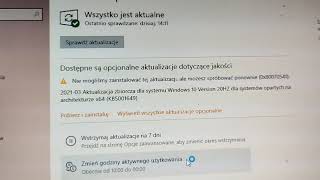 windows 10   błąd aktualizacji