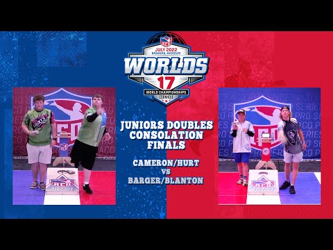 Barger/Blanton vs Hurt/Cameron - Consolation - Juniors Doubles - ACO Worlds 17
