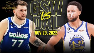 Golden State Warriors vs Dallas Mavericks Full Game Highlights | Nov 29, 2022 | FreeDawkins Golden State Warriors vs Dallas Mavericks Full Game Highlights | Nov 29, 2022 | FreeDawkins