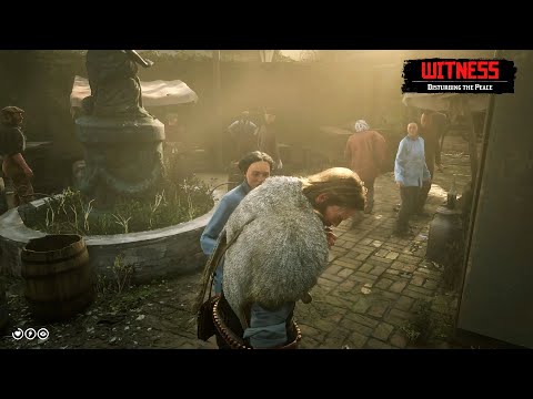 Arthur Gets Slapped by an NPC for Antagonizing a Different NPC | Red Dead Redemption 2 (RDR2)