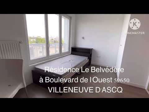 Crous :APPARTEMENT  le belvédère - T1 de 18m2 en résidence Crous