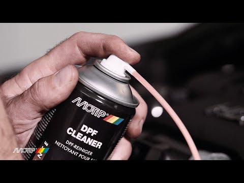 How to remove ash deposits in diesel-particle filter systems with MOTIP DPF Cleaner?