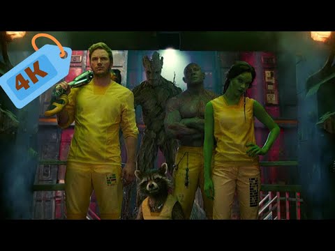 Prison Escape Scene Part 1 | Guardians of the Galaxy (2014) Movie Clip 4K/1080p