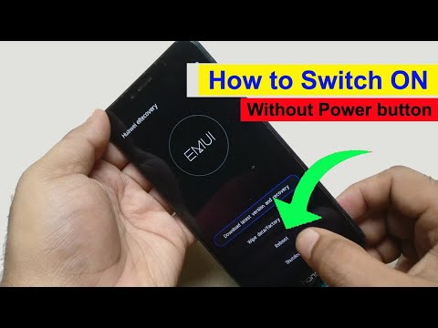 How to switch on honor phone without power button - How to restart phone without power button