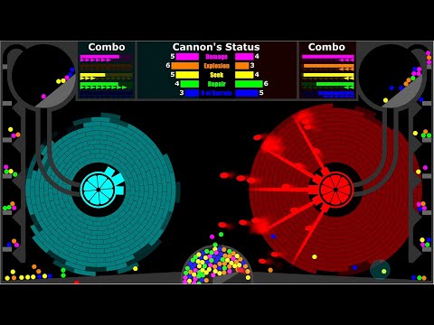 Core Destruction 13 - Add Status - in Algodoo