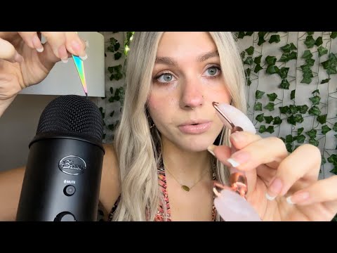 ASMR| Slow and Delicate Triggers For Sleep (Slow Whisper, Tracing, Plucking, Tapping)