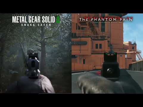 Metal Gear Solid Delta Snake Eater Comparison To Metal Gear Solid V Phantom Pain