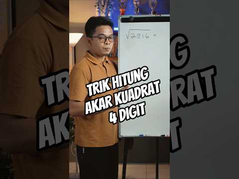 Trik Hitung Nilai Akar Kuadrat 4 Digit