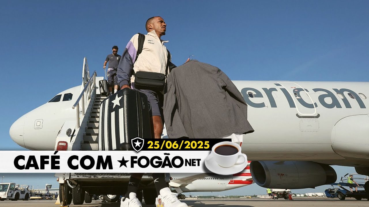 LIVE CAFÉ COM FOGÃONET | Botafogo desembarca na Filadélfia; Lyon é rebaixado