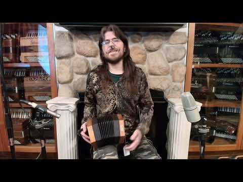 STAGW15DG - Mahogany Stagi W-15 Anglo Concertina GD M 30 $1499