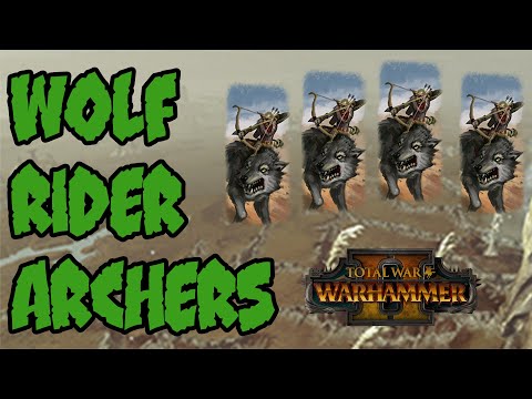 UNDERRATED UNIT: Wolf Rider Archers - Greenskins vs Chaos // Total War: Warhammer II Online Battle