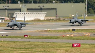 2025年三沢基地航空祭翌日の展示した航空機の帰投の一部 MISAWA AirBase AirFEST F15 F35 KC135 HondaJet