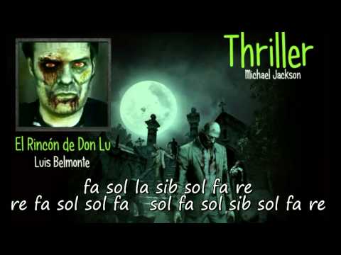 Thriller Michael Jackson flauta dulce posiciones paso a paso